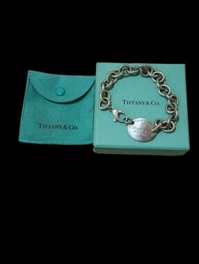 Tiffany & Co. Return to Tiffany Oval Tag Bracelet 925 Sterling Silver